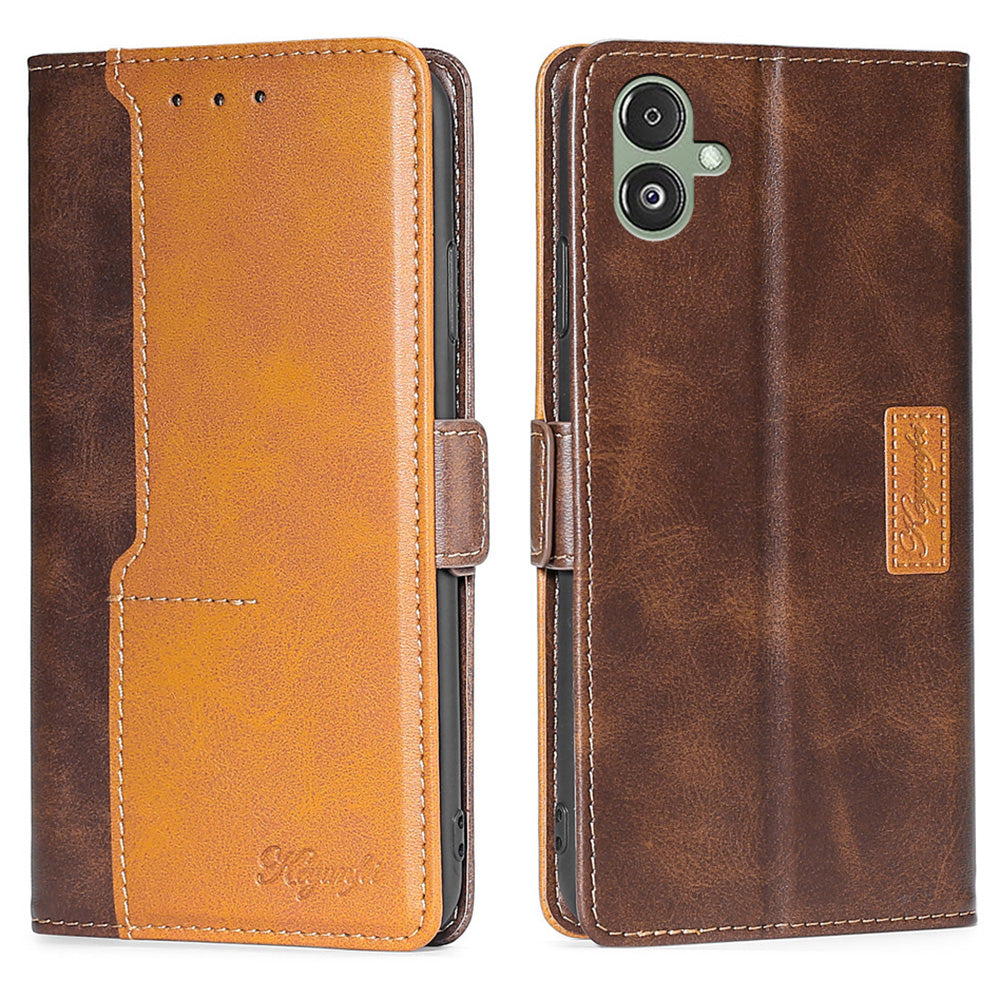 For Samsung Galaxy F14 5G PU Leather Cover Contrast Color Wallet Stand Flip Phone Case For Samsung Galaxy F14 5G PU Leather Cover Contrast Color Wallet Stand Flip Phone Case